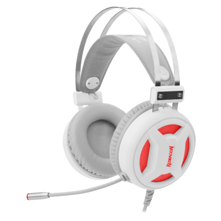 HEADSET GAMER REDRAGON MINOS LUNAR WHITE 7.1 USB