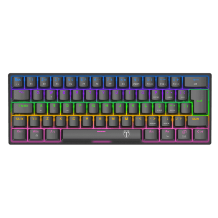 TECLADO MECANICO GAMER ARENA PRETO RAINBOW SW BROWN T-TGK321-BR ABNT-2