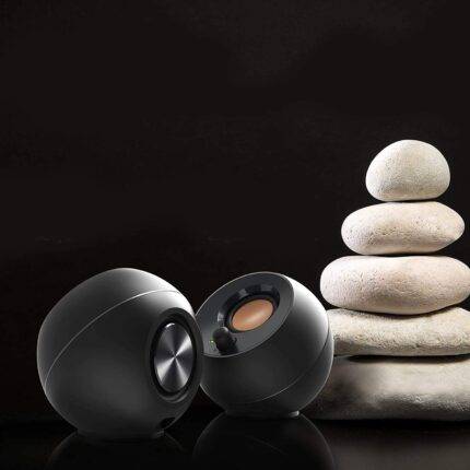 CAIXA DE SOM GAMER CREATIVE PEBBLE PRETO STEREO PC/MAC