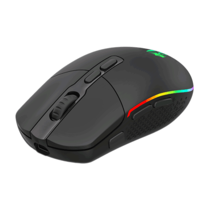 MOUSE GAMER REDRAGON INVADER PRO RGB PRETO SEM FIO BLUETOOTH
